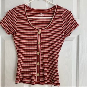 Hollister striped top